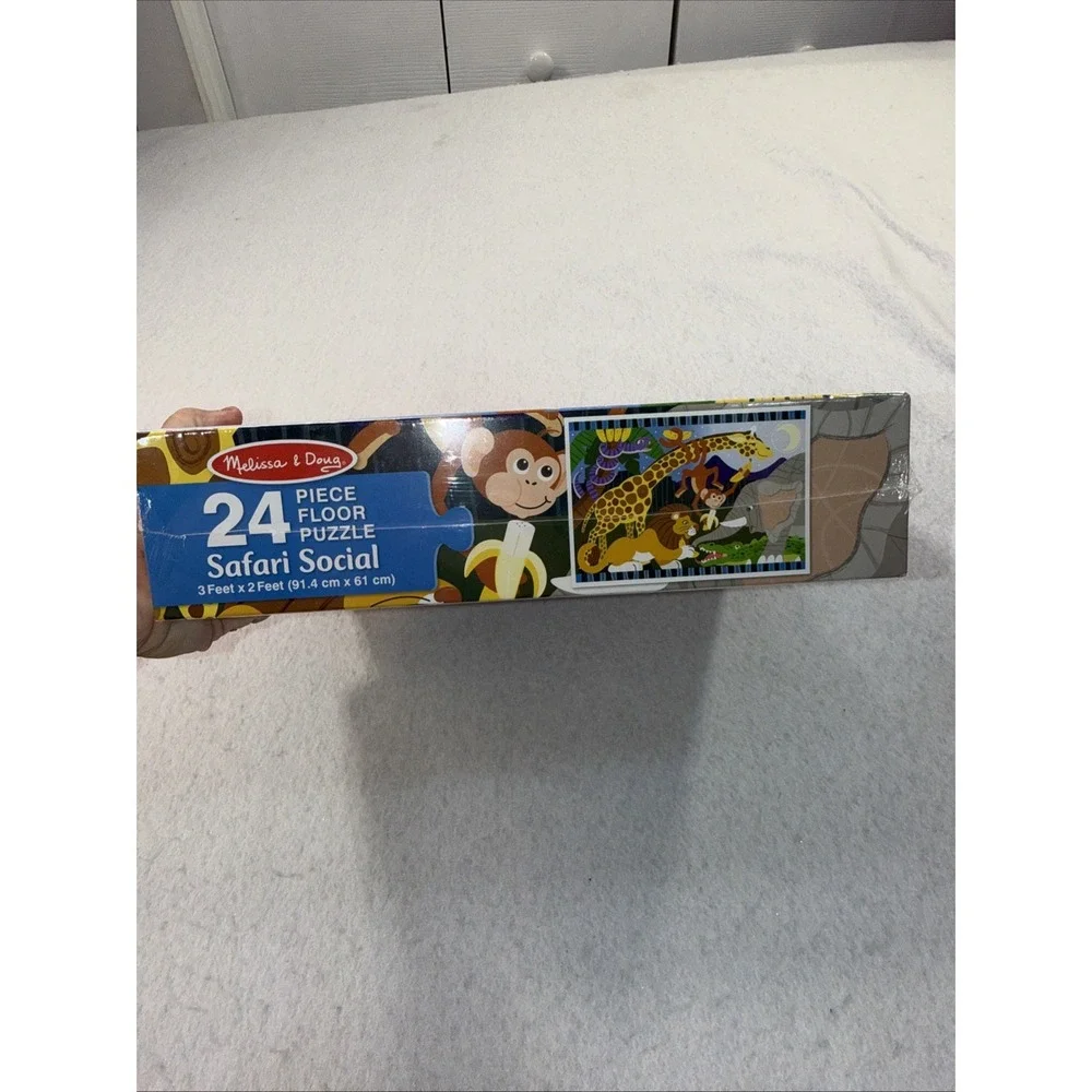 Melissa & Doug Safari Social 24 Piece Floor Puzzle 3x2 Feet 4423 New